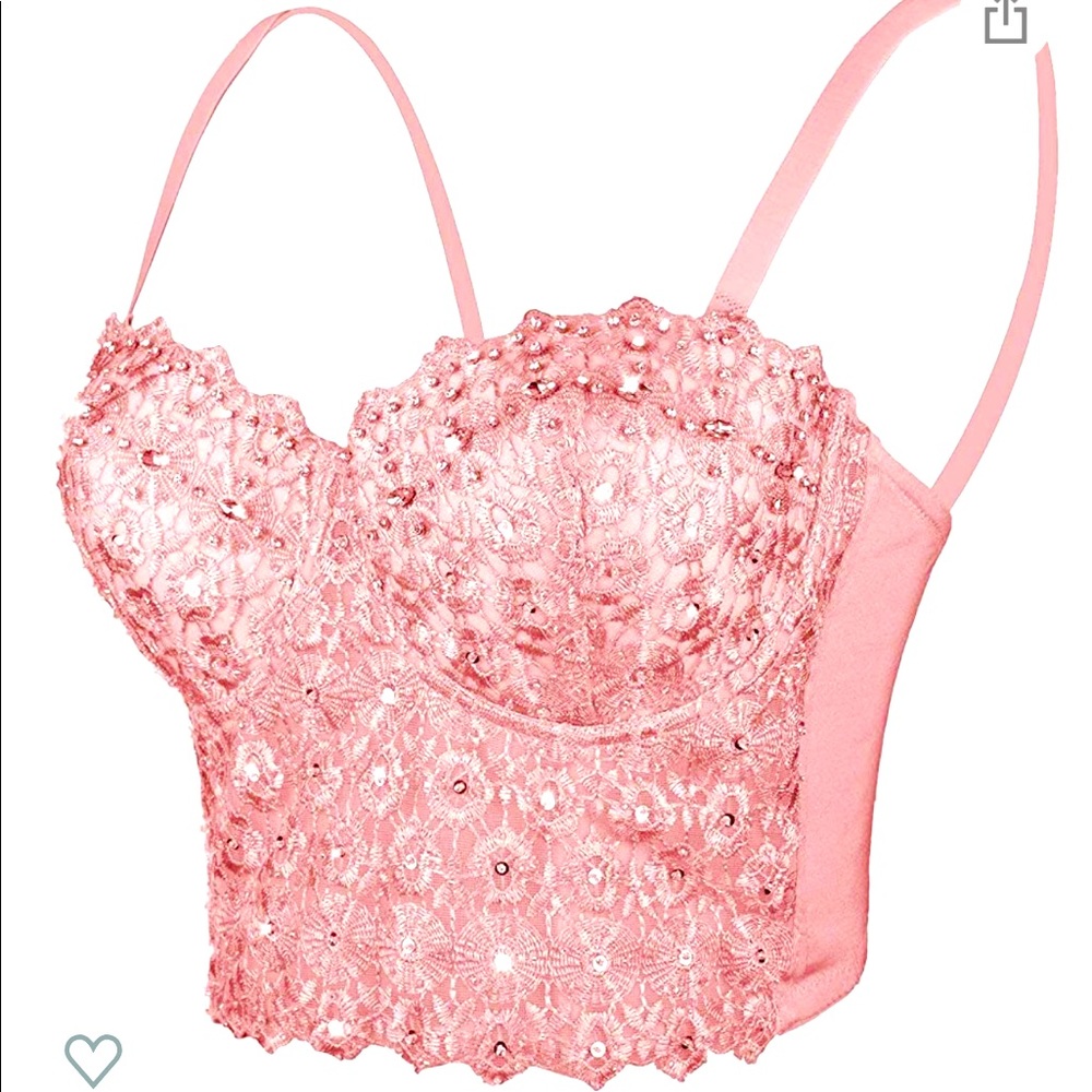 bustier crop top